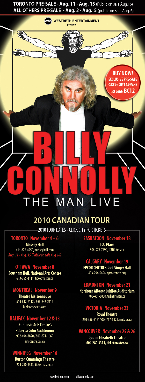 Billy Connolly DVD